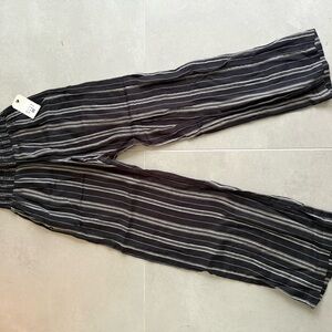 Striped navy and Gray lightweight Pants